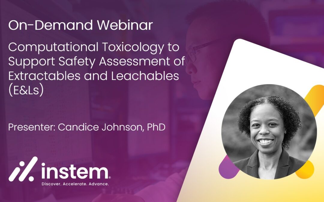 Computational toxicology to support safety assessment of extractables and leachables (E&Ls)