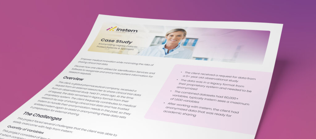 Étude de cas : Anonymisation des données d'essais cliniques avec Blur