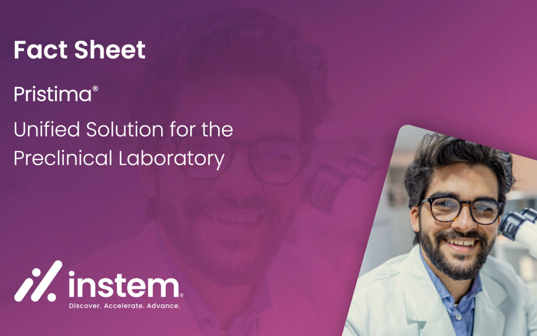 ファクトシートPristima-前臨床試験室のための統合ソリューション 