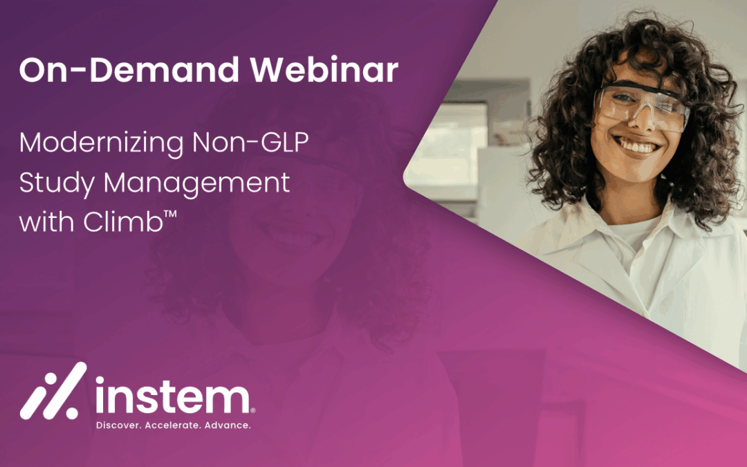 オンデマンドウェビナーClimbによる非GLP試験管理の近代化