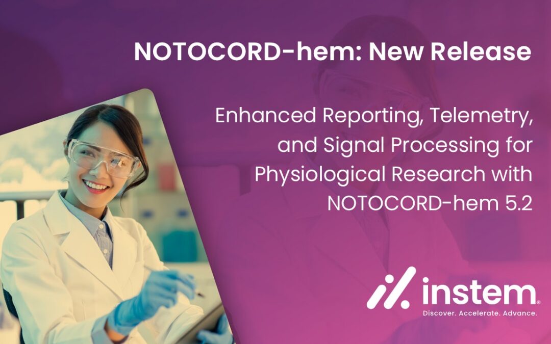 Verbesserung von Berichterstellung, Telemetrie und Signalverarbeitung für die physiologische Forschung mit NOTOCORD-hem .2