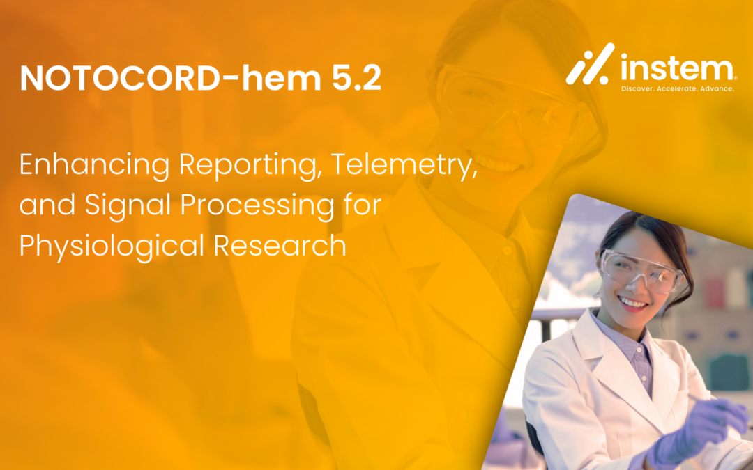 Verbesserung von Berichterstellung, Telemetrie und Signalverarbeitung für die physiologische Forschung mit NOTOCORD-hem .2