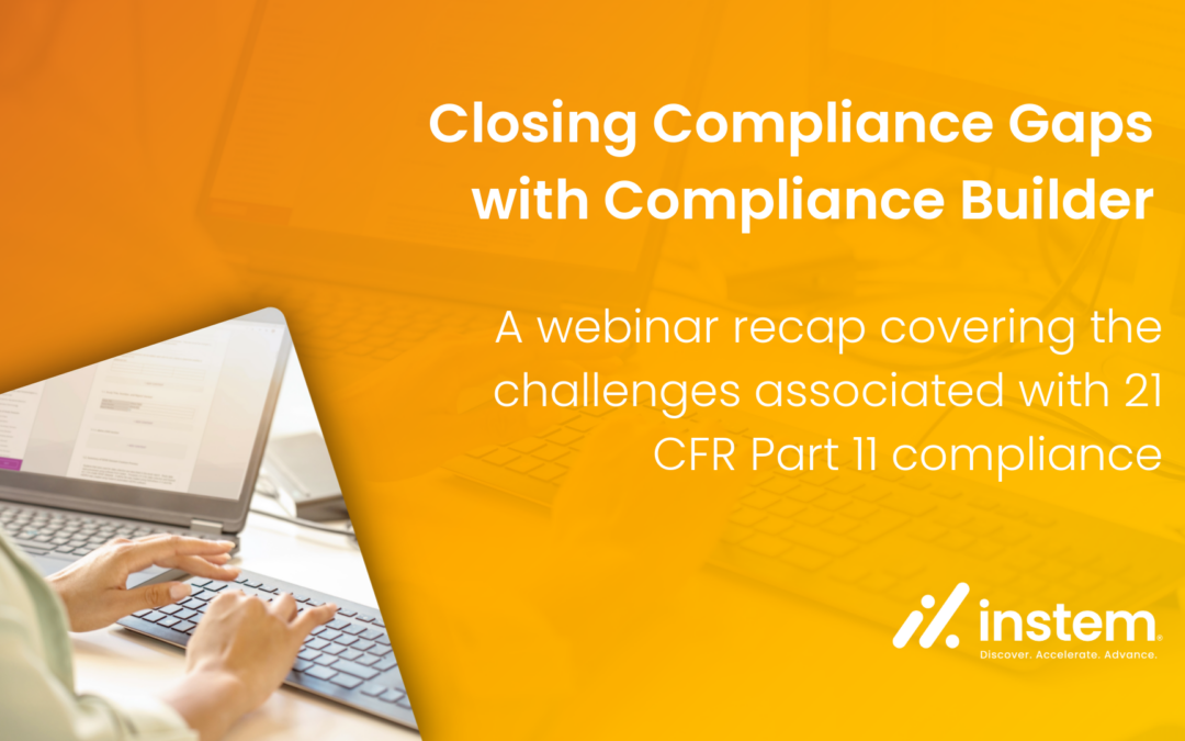 Compte rendu du webinaire : Combler les lacunes en matière de conformité grâce à Compliance Builder